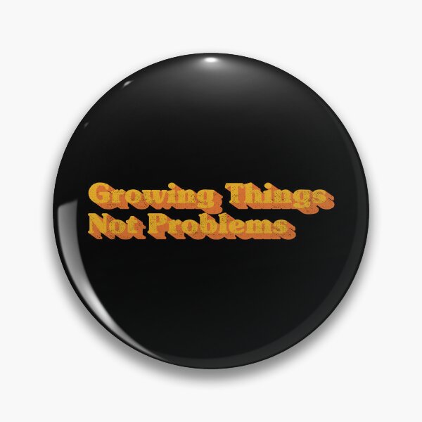 Item preview, Growing Things Not Problems | Retro 70s Typography Art designed and sold by Chonkz.