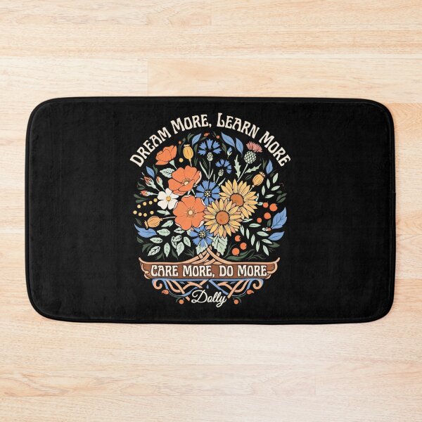 Item preview, Dream More Learn More Care More Do More Inspirational Floral  designed and sold by gear-posters.