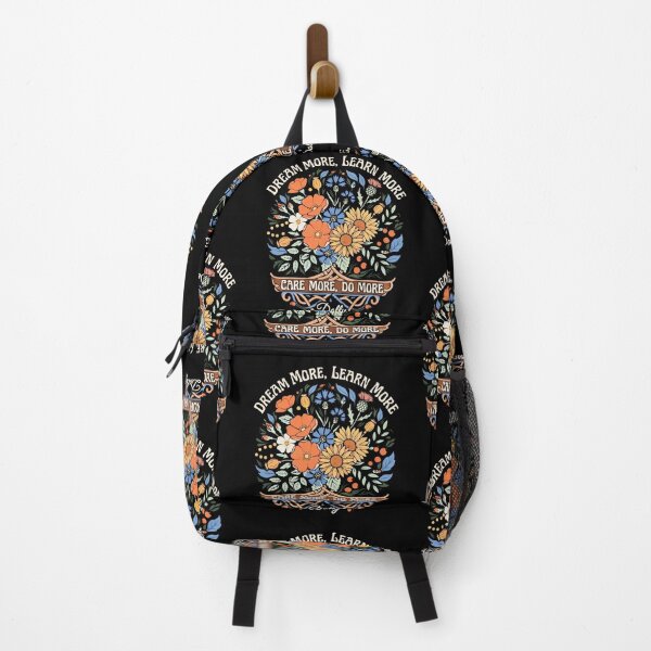 Item preview, Dream More Learn More Care More Do More Inspirational Floral  designed and sold by gear-posters.