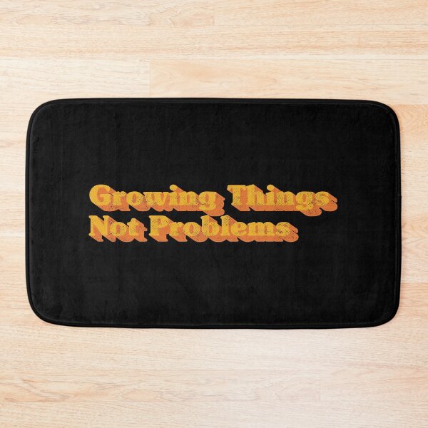 Item preview, Growing Things Not Problems | Retro 70s Typography Art designed and sold by Chonkz.