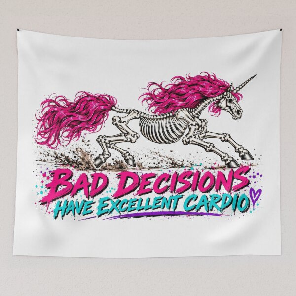 Item preview, Rattle Ryot - Bad Decisions Have Excellent Cardio designed and sold by UnicornGlory.