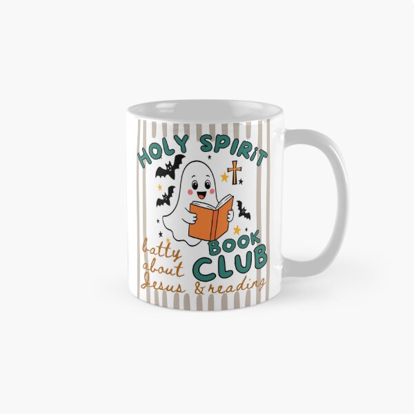 Item preview, Halloween Holy Spirit Book Club Nuts About Jesus and Books Love Fall Cute Ghost Reading Bookish designed and sold by Forevermore.
