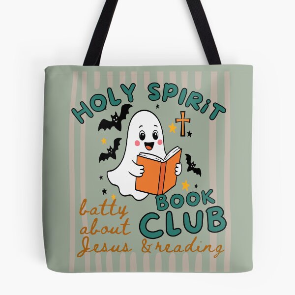 Item preview, Halloween Holy Spirit Book Club Nuts About Jesus and Books Love Fall Cute Ghost Reading Bookish designed and sold by Forevermore.