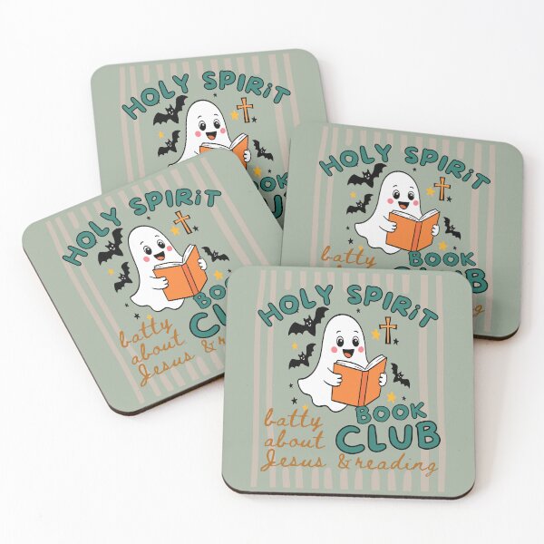 Item preview, Halloween Holy Spirit Book Club Nuts About Jesus and Books Love Fall Cute Ghost Reading Bookish designed and sold by Forevermore.
