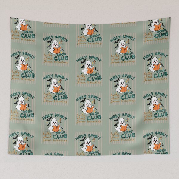 Item preview, Halloween Holy Spirit Book Club Nuts About Jesus and Books Love Fall Cute Ghost Reading Bookish designed and sold by Forevermore.