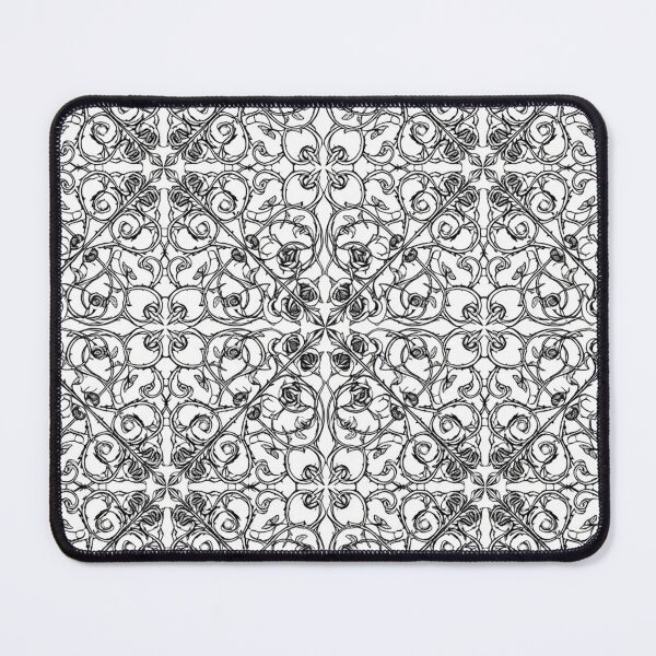 Item preview, Intricate Black And White Floral Pattern designed and sold by Owcomm.