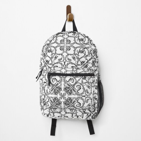 Item preview, Intricate Black And White Floral Pattern designed and sold by Owcomm.