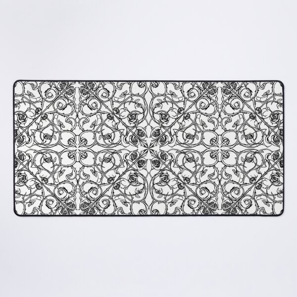 Item preview, Intricate Black And White Floral Pattern designed and sold by Owcomm.