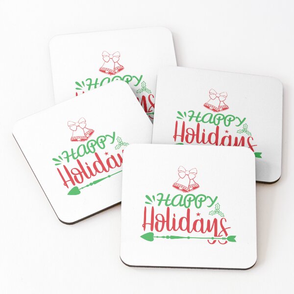 Item preview, Happy Holidays Christmas Quote Festive Holiday Vibes designed and sold by FuzionRaptor.
