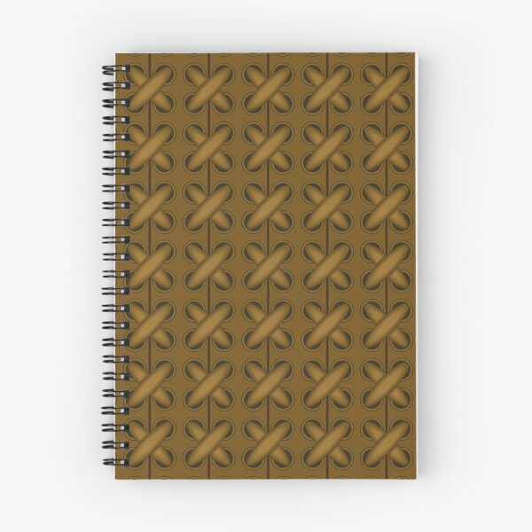 Item preview, Brown lacing pattern on a brown background designed and sold by Cherevan.
