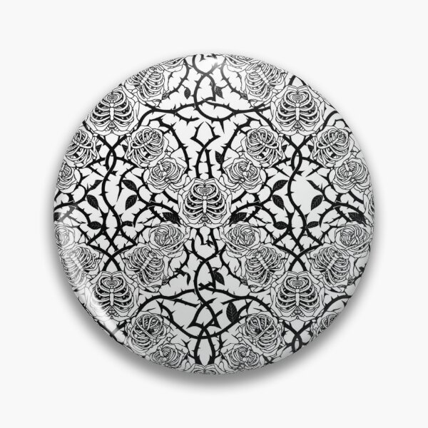 Item preview, Dark Gothic Rose And Skeleton Ribs Pattern    designed and sold by Owcomm.