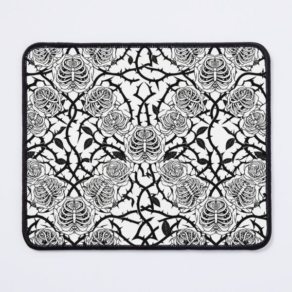 Item preview, Dark Gothic Rose And Skeleton Ribs Pattern designed and sold by Owcomm.