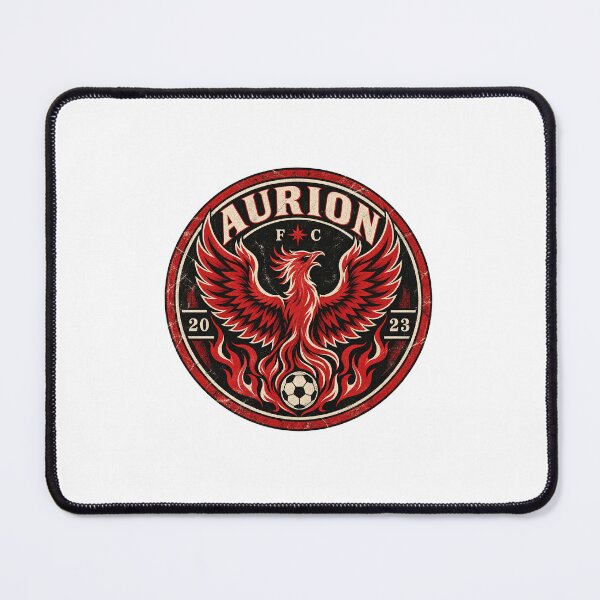 Item preview, Aurion FC Phoenix Vintage Football Crest 2023 designed and sold by DriftcoreStudio.