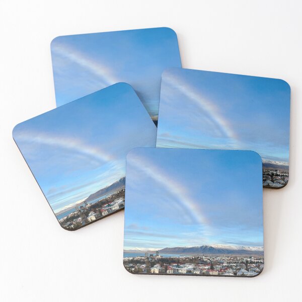 Item preview, Rainbow Over Reykjavik designed and sold by olivia-wilbur.