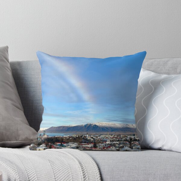 Item preview, Rainbow Over Reykjavik designed and sold by olivia-wilbur.