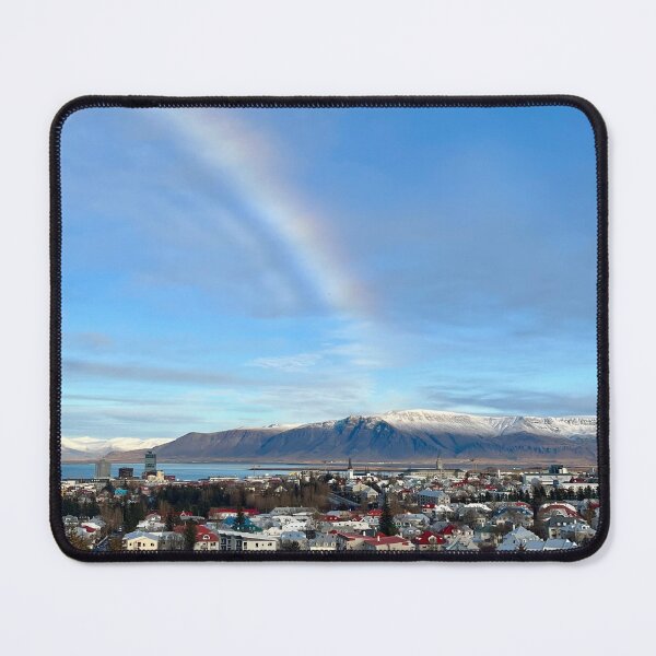 Item preview, Rainbow Over Reykjavik designed and sold by olivia-wilbur.
