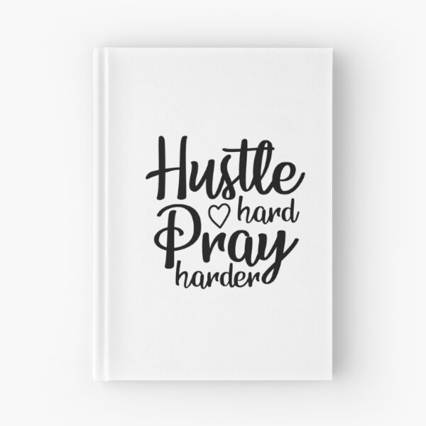 Item preview, Hustle Hard Pray Harder Christmas Quote Holiday Vibes designed and sold by FuzionRaptor.