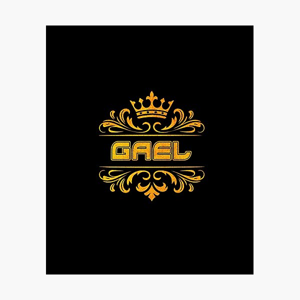 Item preview, Gael Personalized Funny & Unique Custom Name Design with Crown designed and sold by Watsonarts.