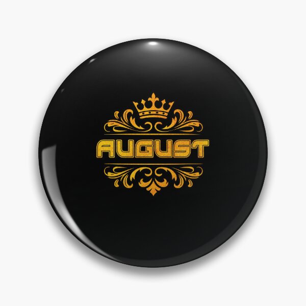 Item preview, August Personalized Funny & Unique Custom Name Design with Crown designed and sold by Watsonarts.