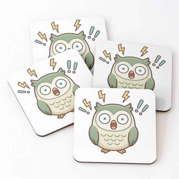 Item preview, Shock Owl designed and sold by WittyOwlet.