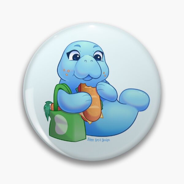 Item preview, Tina the Manatee designed and sold by Kippy Art and Design.