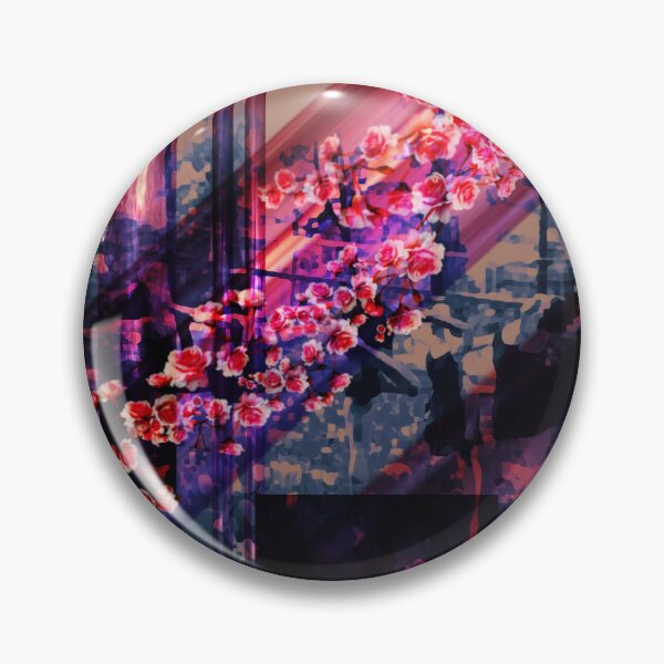 Item preview, Prismatic Blossom: Floral Prism & Rainbow Circle Collage designed and sold by letoluxa.