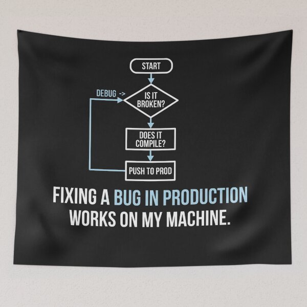 Item preview, Funny Programmer Flowchart Code Humor    designed and sold by Owcomm.