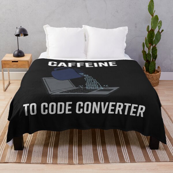 Item preview, Caffeine To Code Converter Programmer Laptop Joke designed and sold by Owcomm.