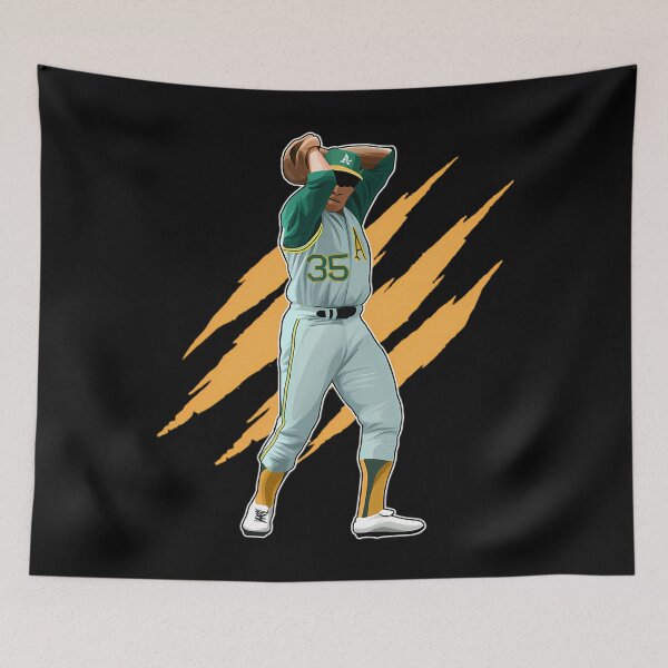 Item preview, Vida Blue Throw A Pitches #35 Claw designed and sold by SunyStore911.