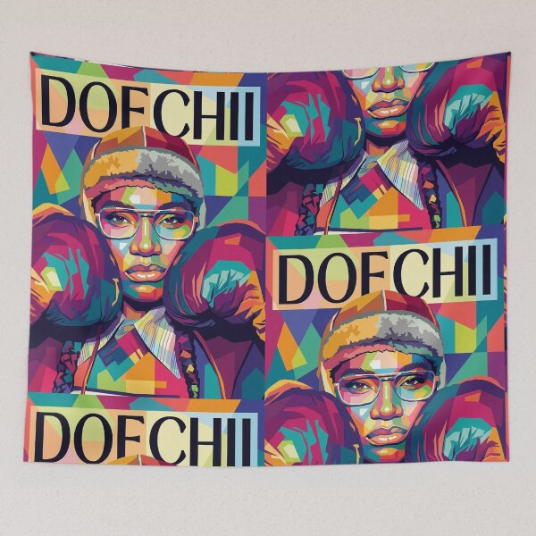 Item preview, Doechii Colorful Pop Art designed and sold by SiksisArt.