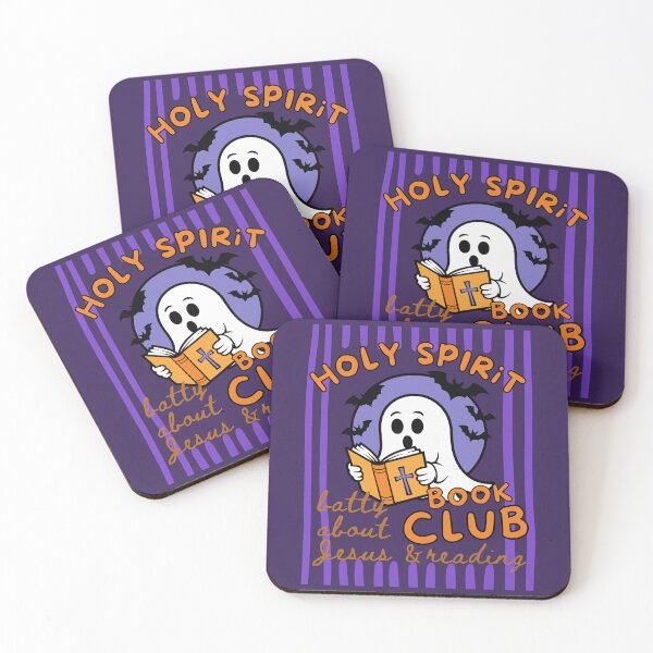 Item preview, Halloween Holy Spirit Book Club Nuts About Jesus and Books Love Fall Cute Ghost Reading Bookish designed and sold by Forevermore.