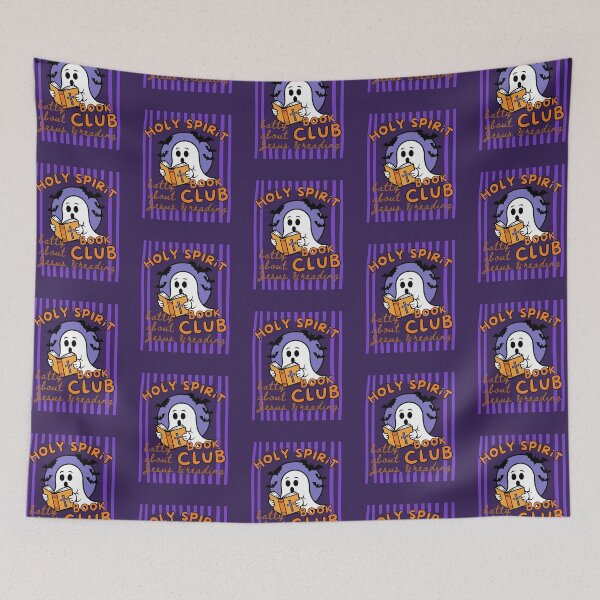 Item preview, Halloween Holy Spirit Book Club Nuts About Jesus and Books Love Fall Cute Ghost Reading Bookish designed and sold by Forevermore.