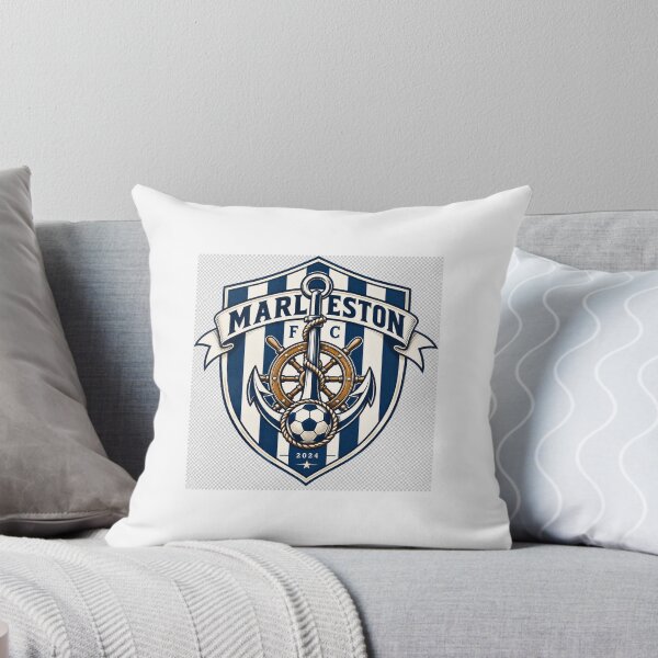 Item preview, Marlieston FC Nautical Anchor Football Crest 2024 designed and sold by DriftcoreStudio.