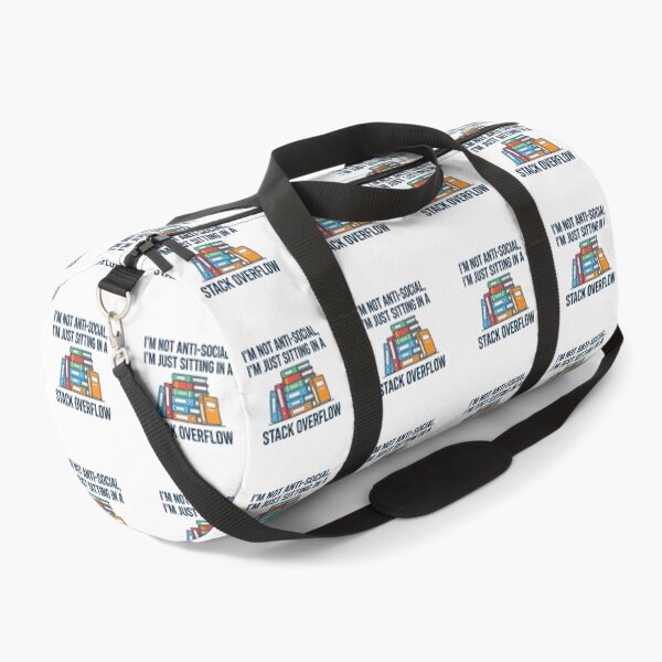 Item preview, Im Not Antisocial Just Sitting In A Stack Overflow designed and sold by Owcomm.