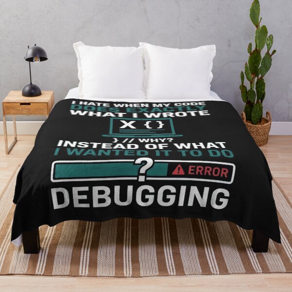 Item preview, I Hate When My Code Does Exactly What I Wrote designed and sold by Owcomm.