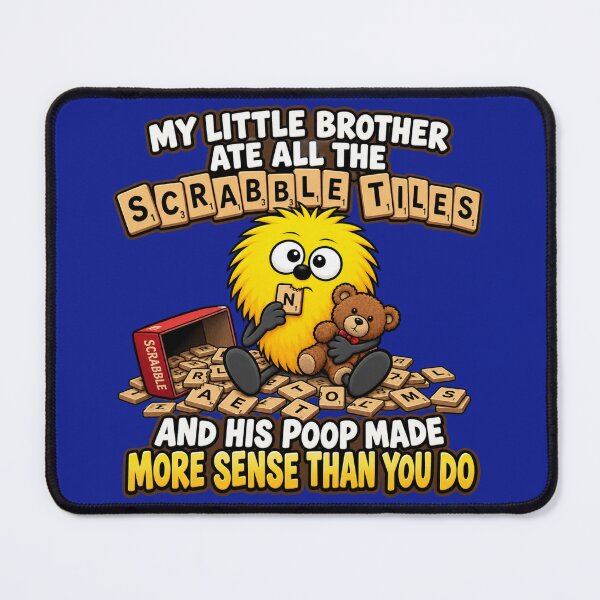 Item preview, My Brother Ate the Scrabble Tiles Sarcastic Shirt designed and sold by TheThinglings.
