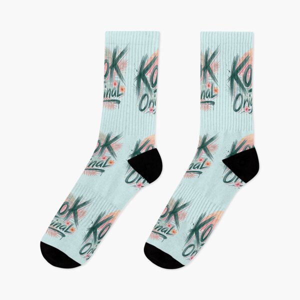 Item preview, Kook Original Surfer Girl Watercolor Tropical Sunset designed and sold by KookArt.