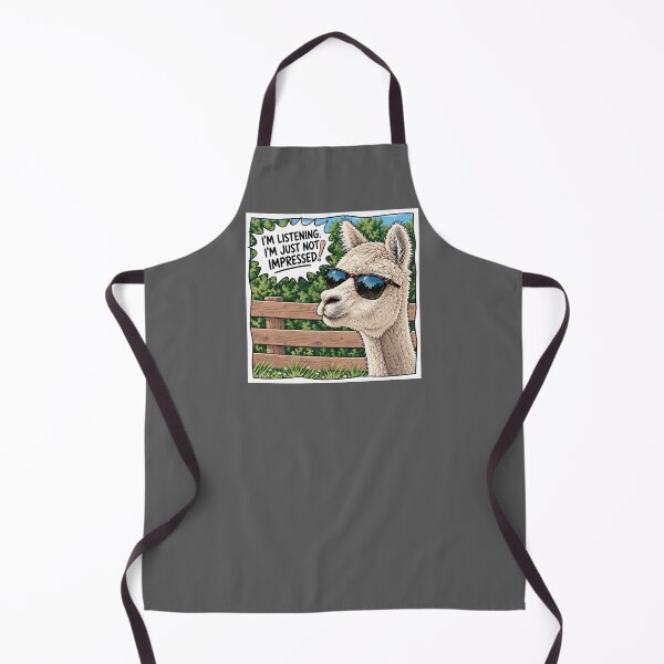 Item preview, I'm listening...a funny alpaca by PanaluPrint designed and sold by PanaluPrint .