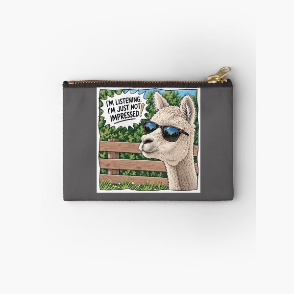 Item preview, I'm listening...a funny alpaca by PanaluPrint designed and sold by PanaluPrint .