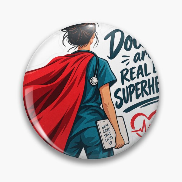 Item preview, Doctors Are Real Life Superheroes - Female Medical Doctor Cape Art designed and sold by VYBEHAUS.