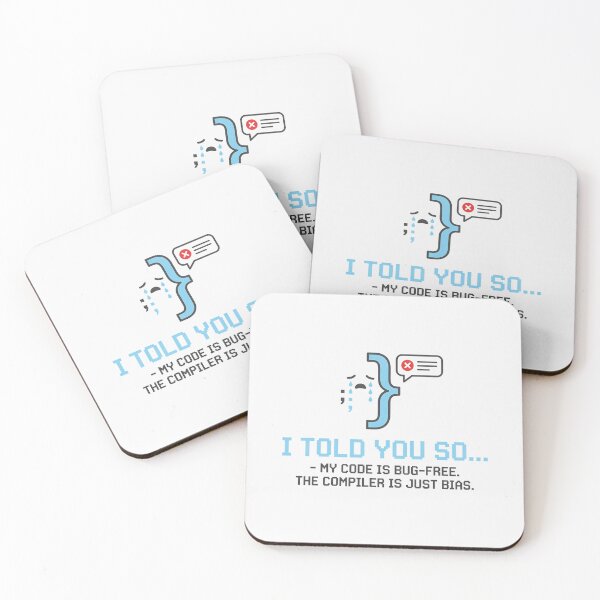 Item preview, Funny Programmer Code Is Bug Free designed and sold by Owcomm.
