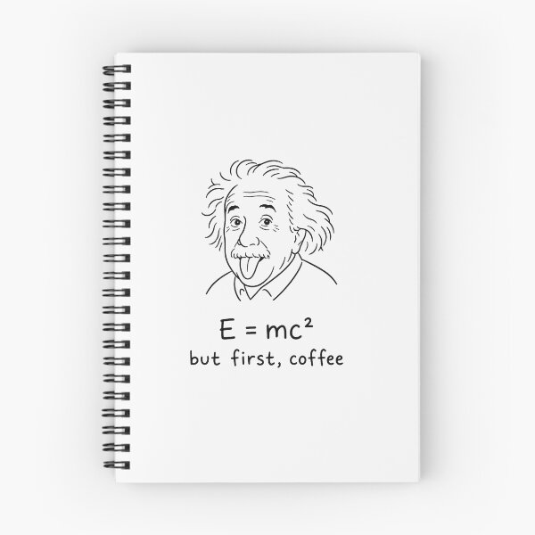 Item preview, Albert Einstein Coffee Physics Humor Fun Science Quote designed and sold by Owcomm.