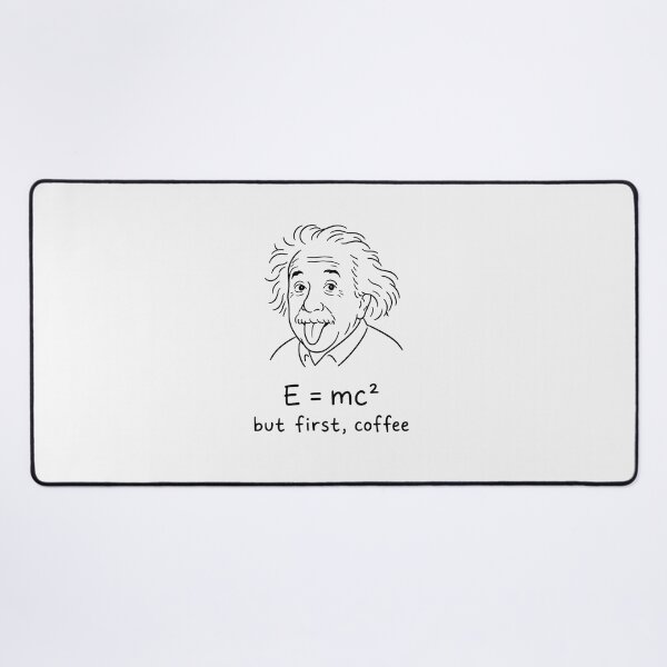 Item preview, Albert Einstein Coffee Physics Humor Fun Science Quote designed and sold by Owcomm.