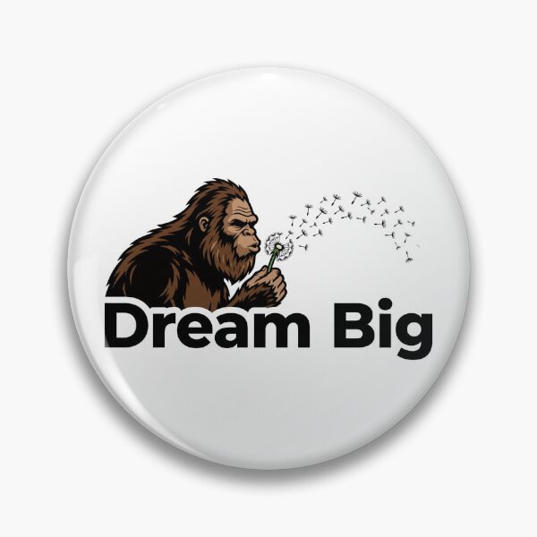 Item preview, Bigfoot Blowing Dandelion Dream Big designed and sold by Spank My Yeti.