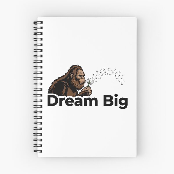 Item preview, Bigfoot Blowing Dandelion Dream Big designed and sold by Spank My Yeti.