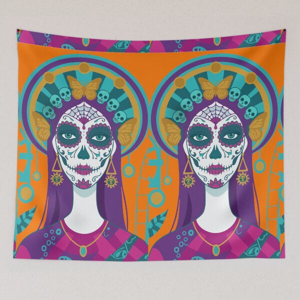 Item preview, Catrina Crown | Vintage Day of the Dead Tarot Art designed and sold by  Ojo de Lilith.