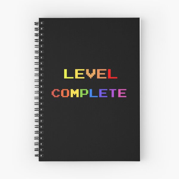 Item preview,  Level Complete Retro Pixel Typography  designed and sold by SapphireMidnight.