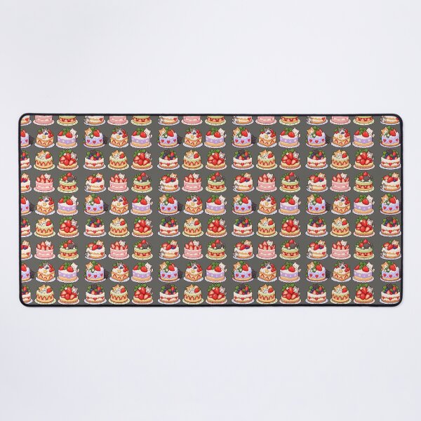 Item preview, Cute Strawberry Cake Cats – Kawaii Dessert Cat Lover Sticker designed and sold by StickerJas.