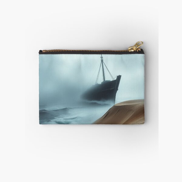 Item preview, Mysterious Ghost Ship Emerging from Desert Fog designed and sold by EllDAV777.