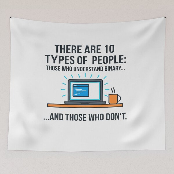 Item preview, There Are Ten Types Of People    designed and sold by Owcomm.